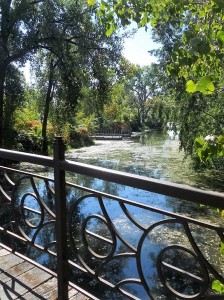 Olbrich Botanical Gardens - Madison, WI -Bridge overlooking pond